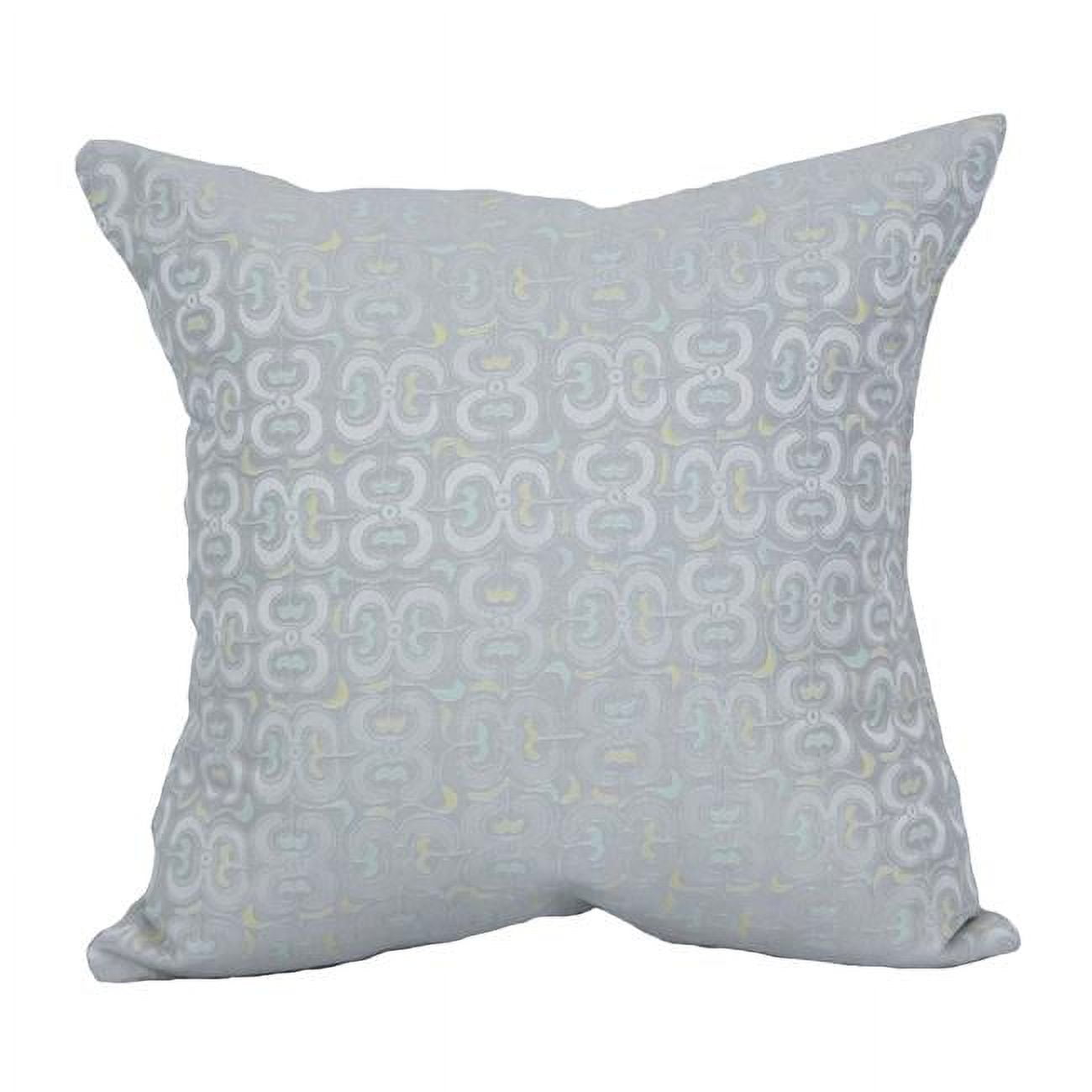 9910-S1-ID-146 17 in. Jacquard Throw Pillows with Inserts, Mahlika Sorbet