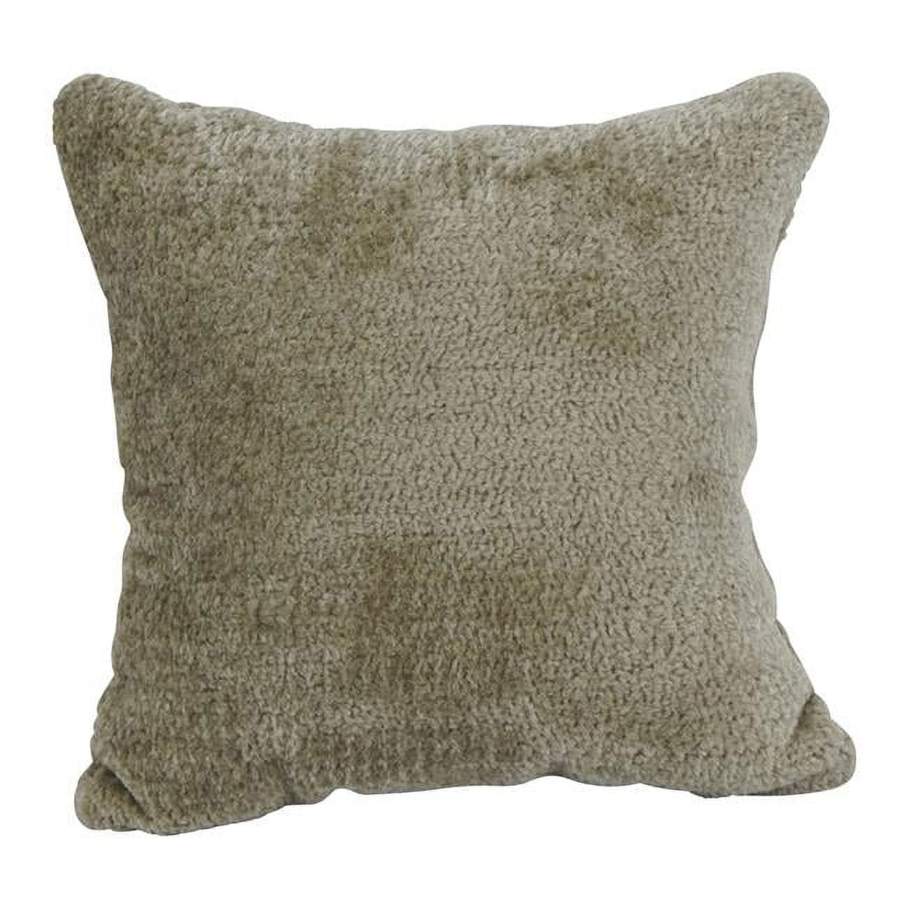 9910-S1-ID-154 17 in. Jacquard Throw Pillows with Inserts, Elton Taupe