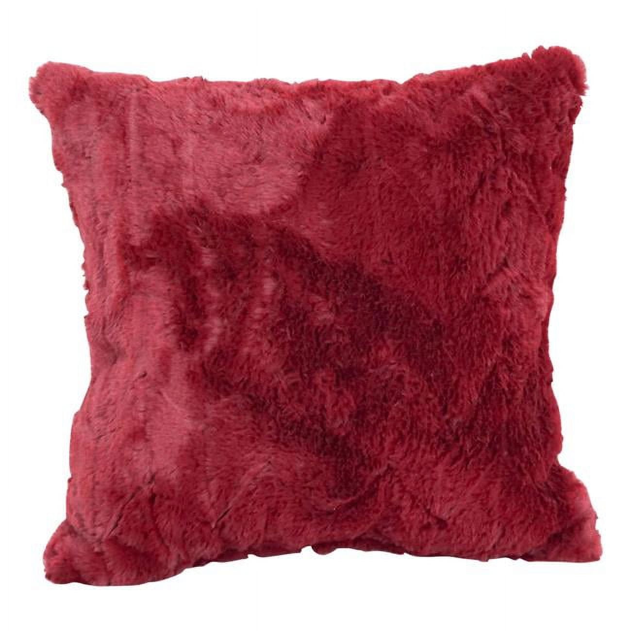 9910-S1-ID-157 17 in. Jacquard Throw Pillows with Inserts, Naples Cranbe