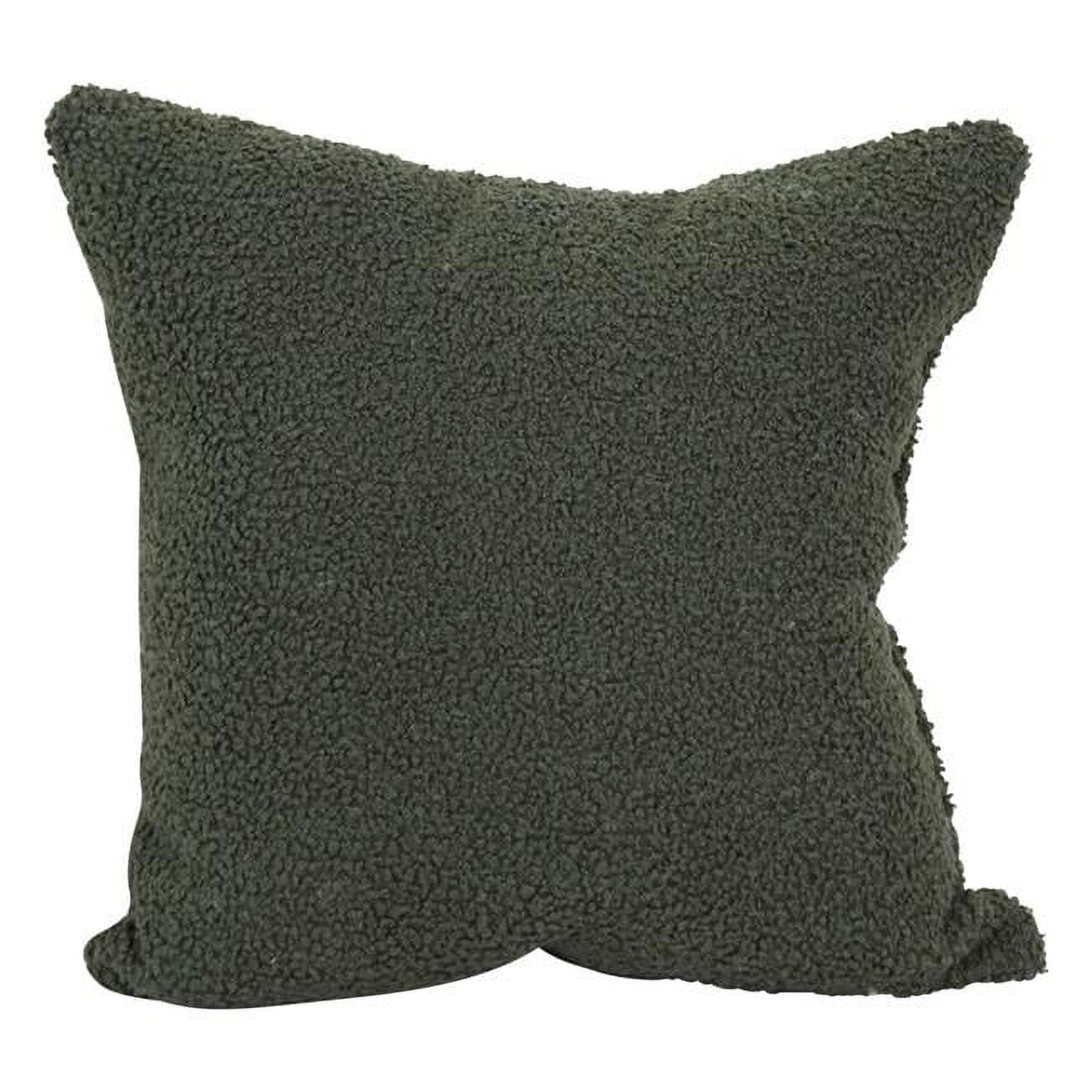9910-S1-ID-158 17 in. Jacquard Throw Pillows with Inserts, Turell Army