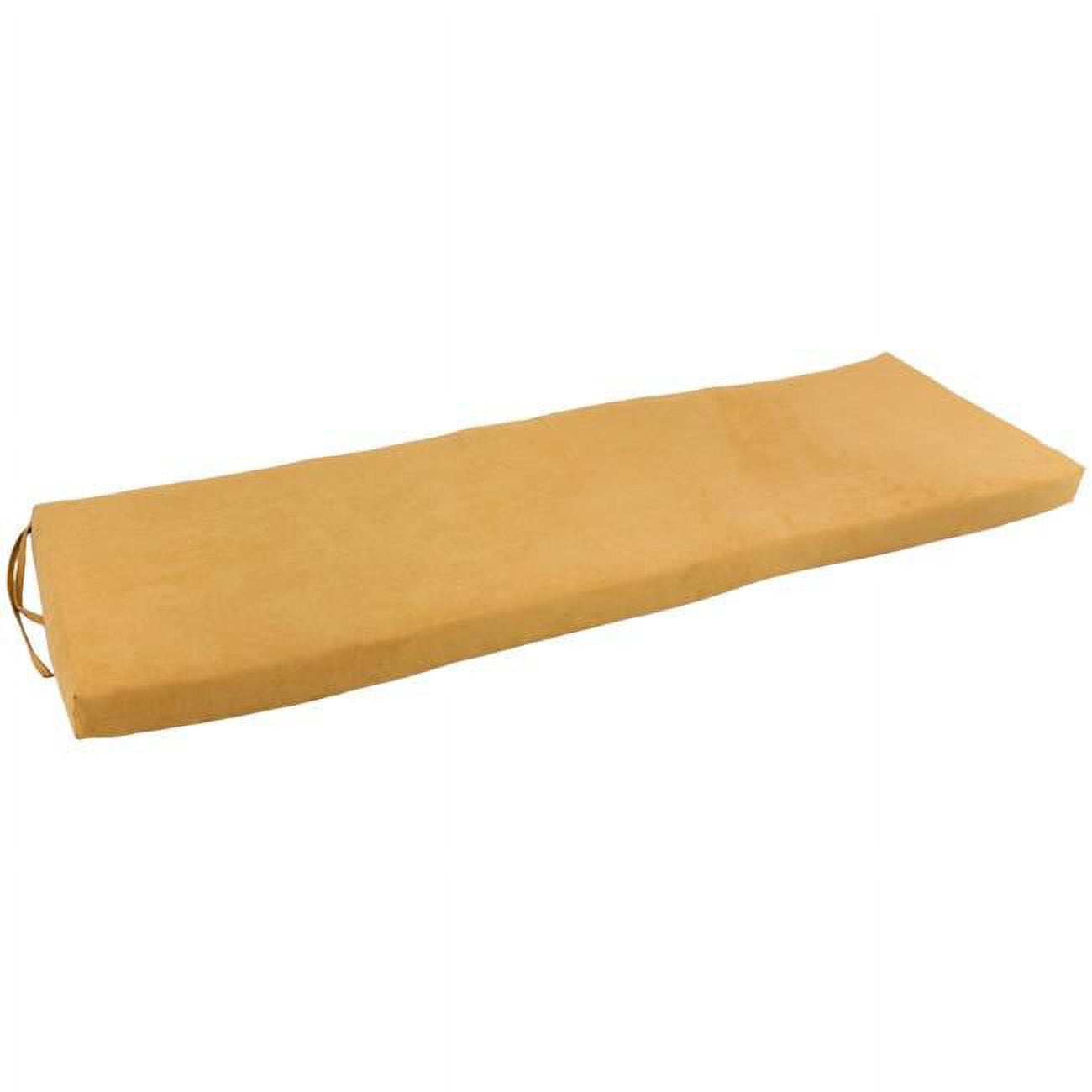 960X19-MS-LM 60 x 19 in. Solid Microsuede Bench Cushion, Lemon