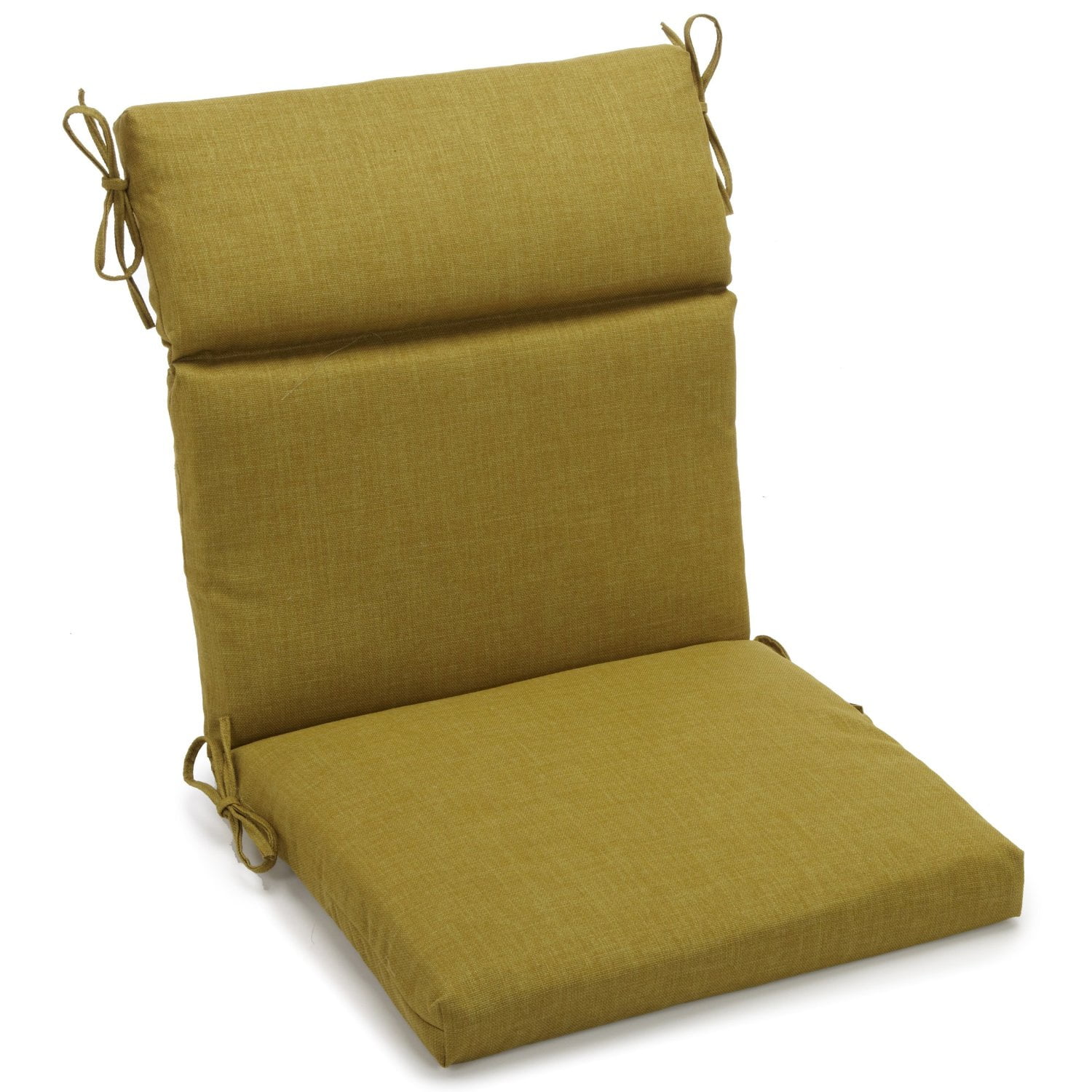 Picture of Blazing Needles 920X42FP-S1-REO-SOL-02 20 x 42 in. Spun Polyester Solid Outdoor Squared Seat & Back Chair Cushion&#44; Avocado
