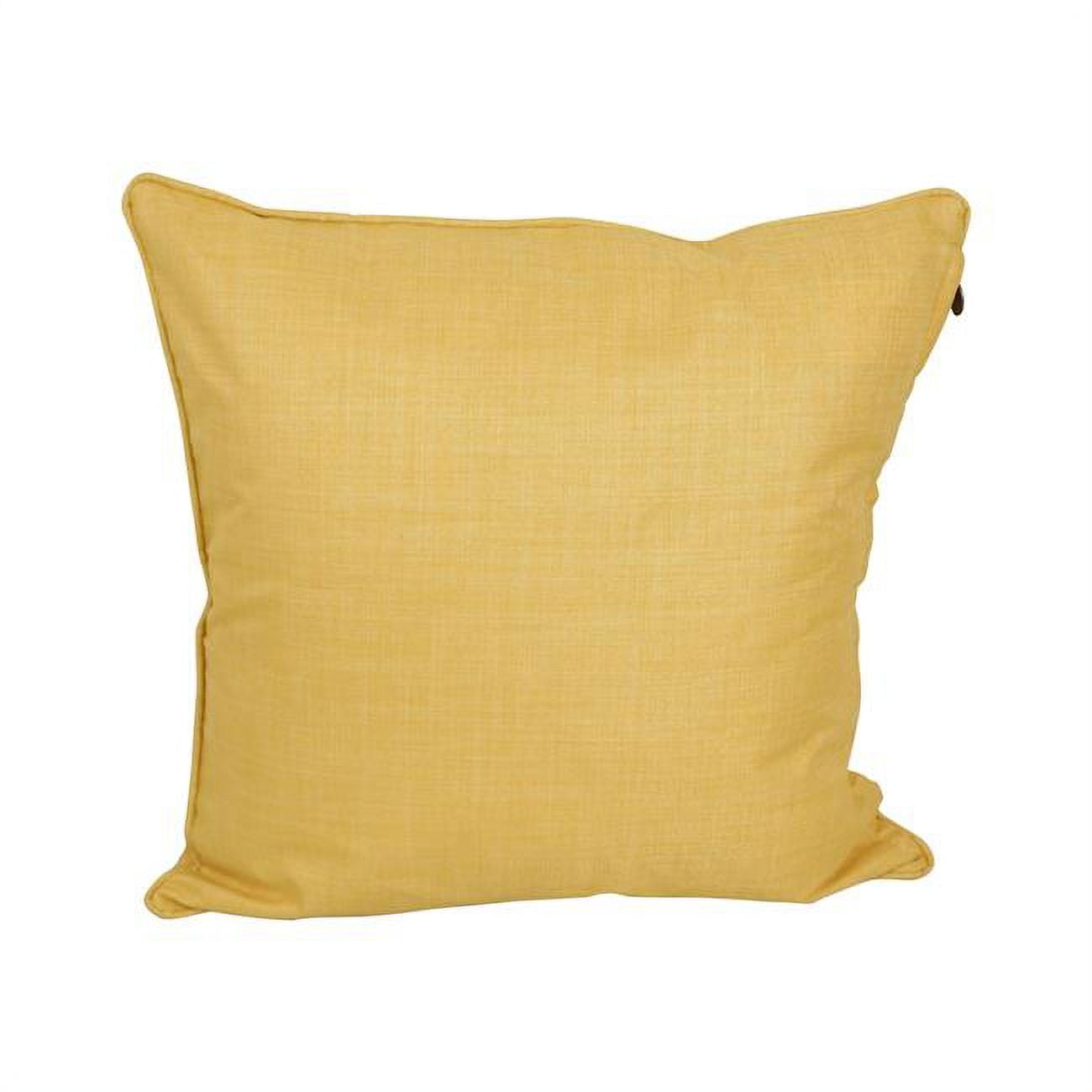 Picture of Blazing Needles 9813-CD-S1-REO-SOL-03 25 in. Double-Corded Spun Polyester Square Floor Pillow with Insert, Lemon