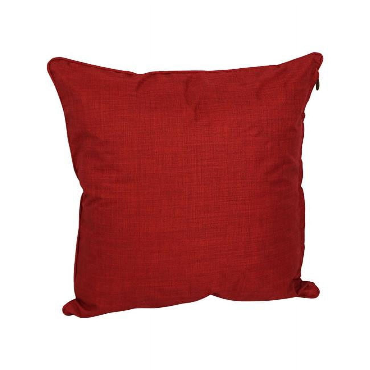 Picture of Blazing Needles 9813-CD-S1-REO-SOL-04 25 in. Double-Corded Spun Polyester Square Floor Pillow with Insert, Paprika