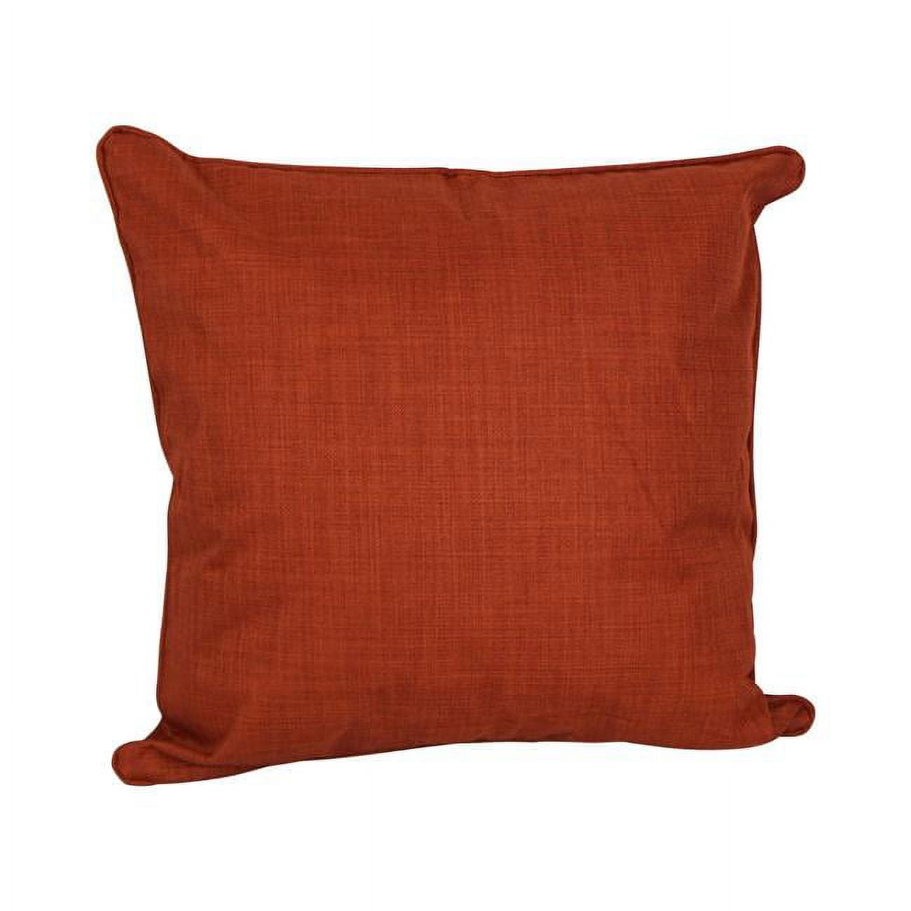 Picture of Blazing Needles 9813-CD-S1-REO-SOL-06 25 in. Double-Corded Spun Polyester Square Floor Pillow with Insert, Cinnamon
