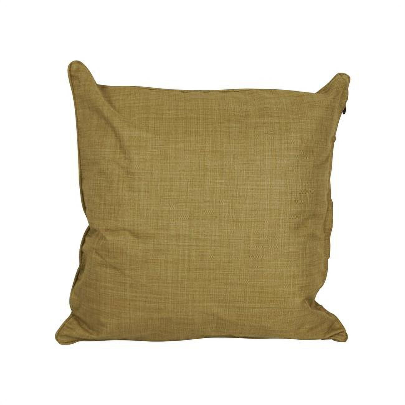 Picture of Blazing Needles 9813-CD-S1-REO-SOL-08 25 in. Double-Corded Spun Polyester Square Floor Pillow with Insert&#44; Wheat