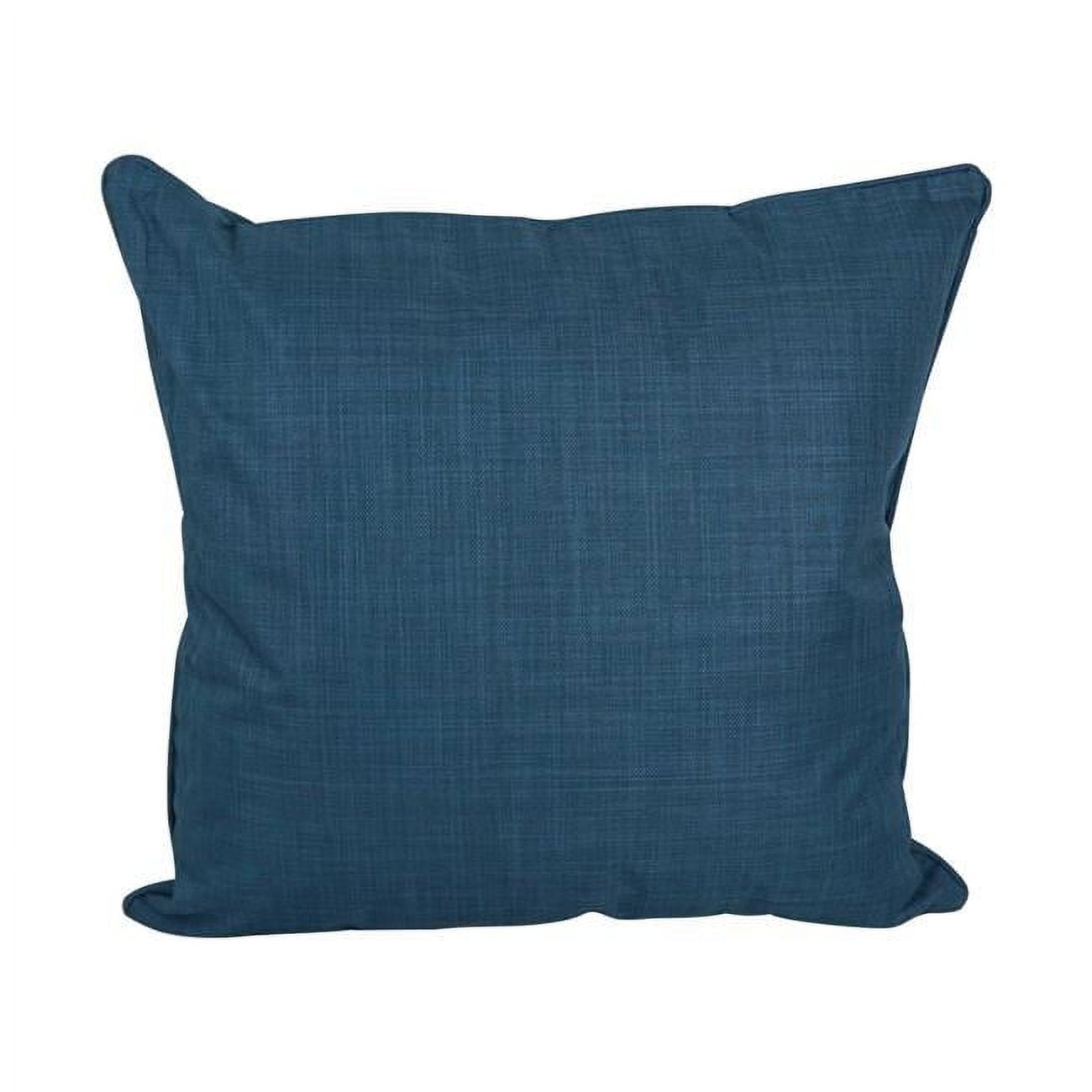 Picture of Blazing Needles 9813-CD-S1-REO-SOL-16 25 in. Double-Corded Spun Polyester Square Floor Pillow with Insert, Sea Blue