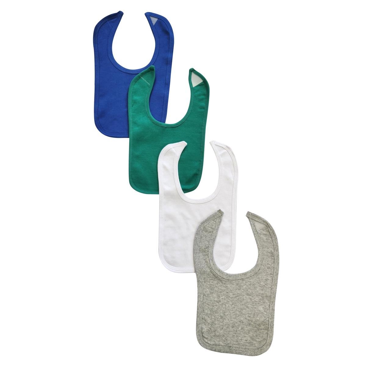 NC-0926 Unisex Baby Bibs, Multi Color - One Size - Pack of 4