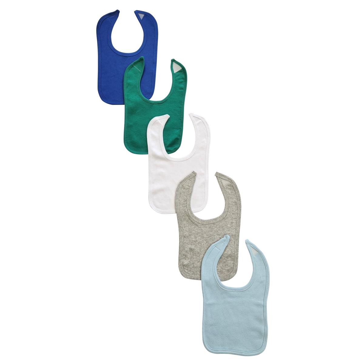 NC-0927 Unisex Baby Bibs, Multi Color - One Size - Pack of 4