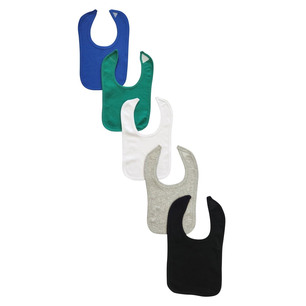 NC-0932 Unisex Baby Bibs, Multi Color - One Size - Pack of 4