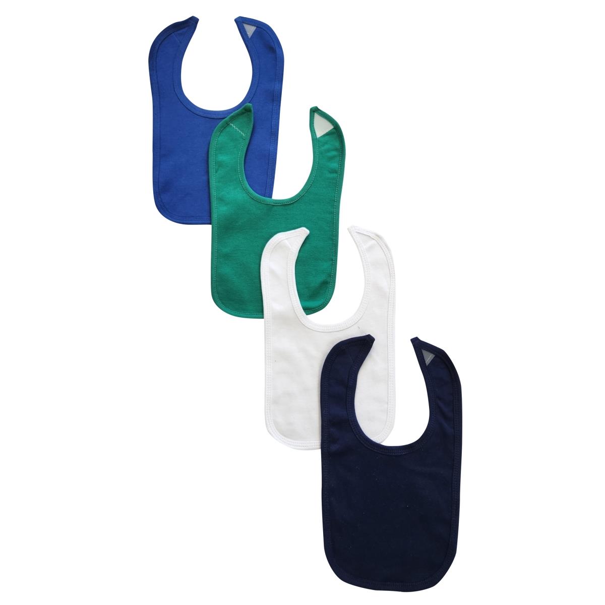 NC-0933 Unisex Baby Bibs, Multi Color - One Size - Pack of 4