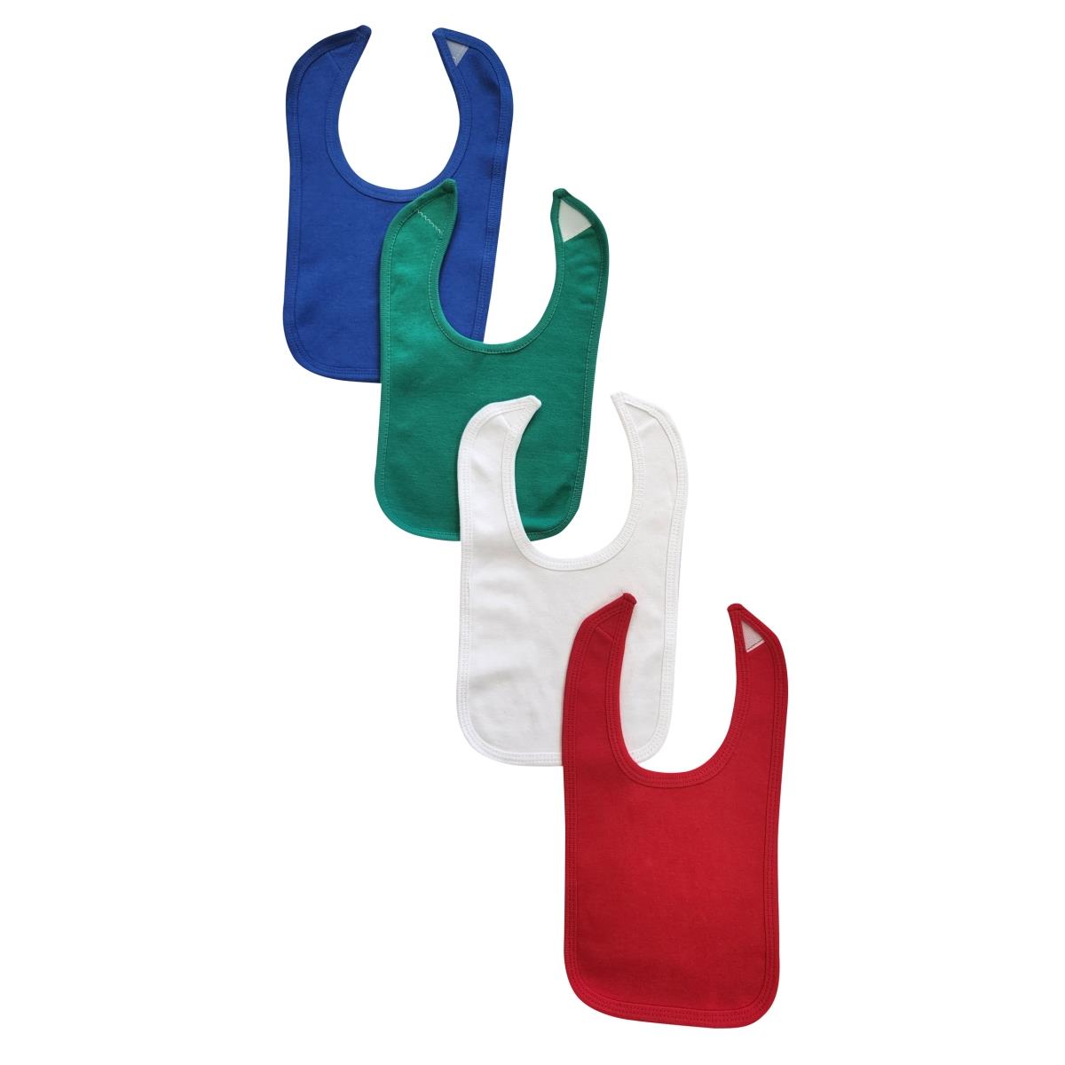 NC-0937 Unisex Baby Bibs, Multi Color - One Size - Pack of 4