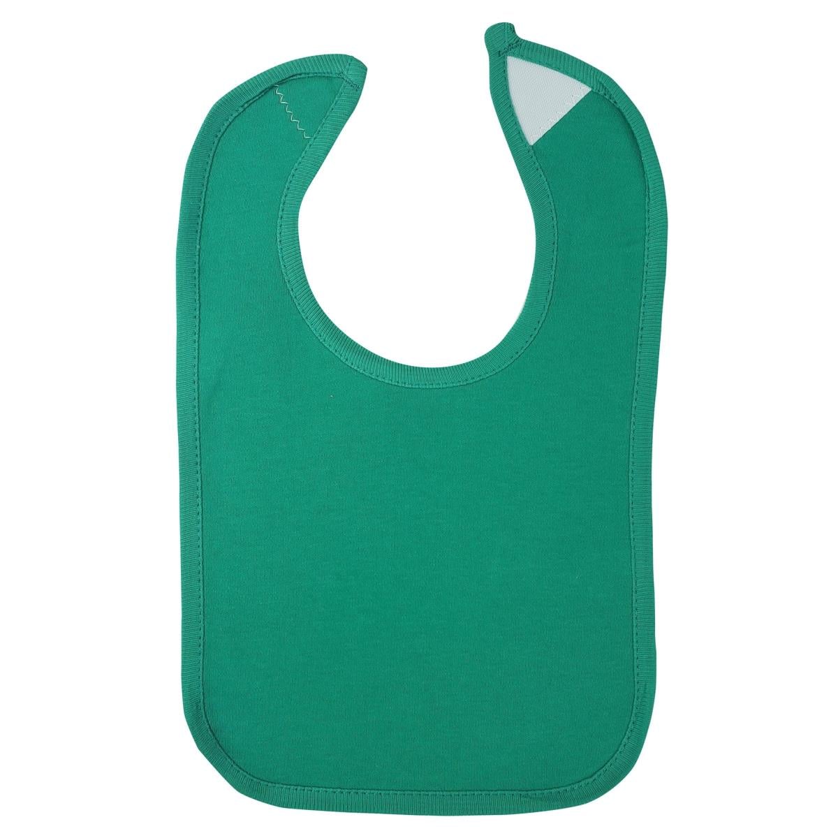 1023.GREEN Unisex Green Interlock Bib - One Size