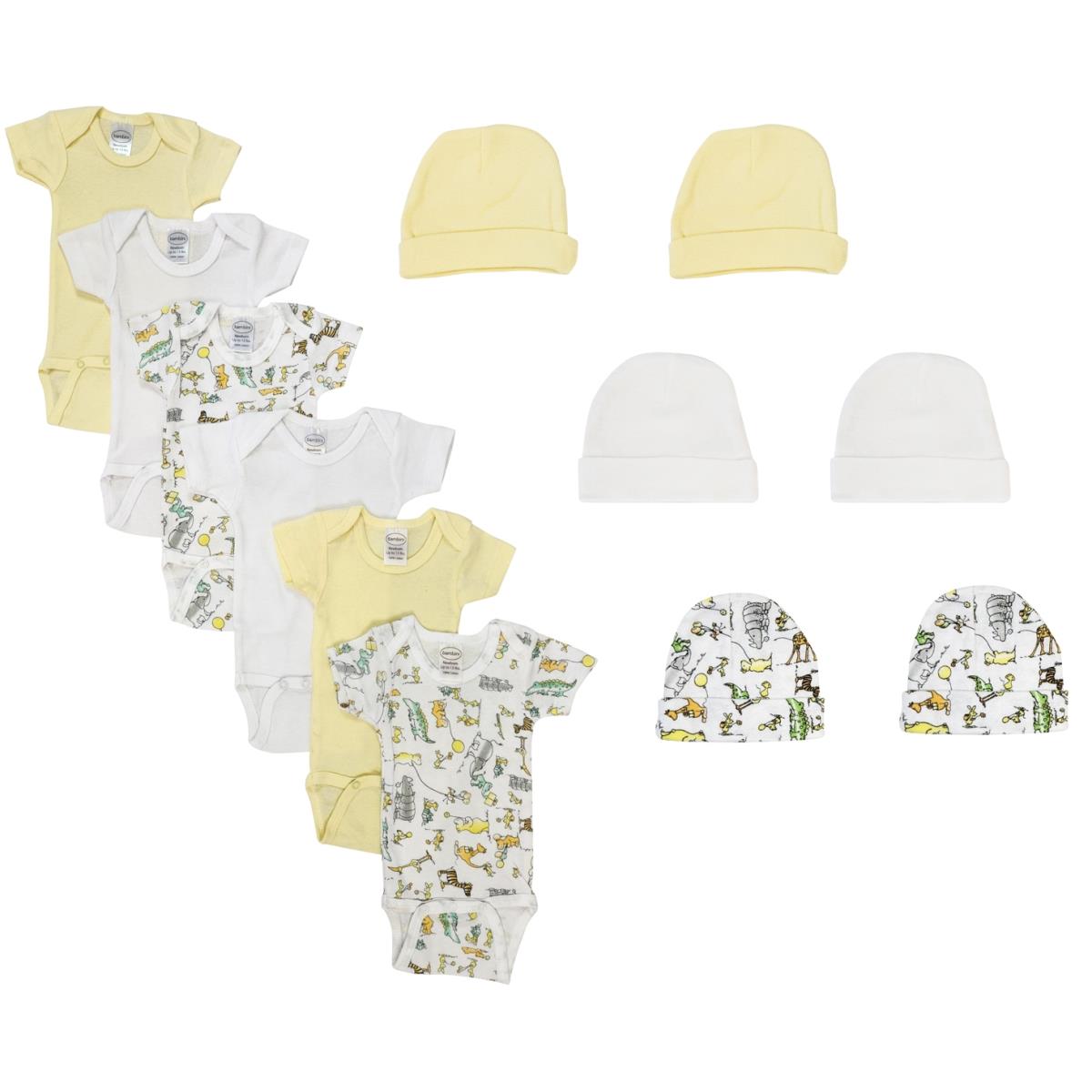 NC-0419L Unisex Baby 14 Piece Layette Sets, White - Large