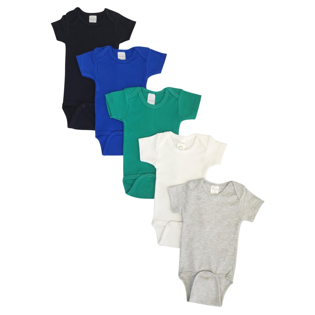 NC-0452M Unisex Baby 5 Piece Onezies Bodysuit, Multi Color - Medium