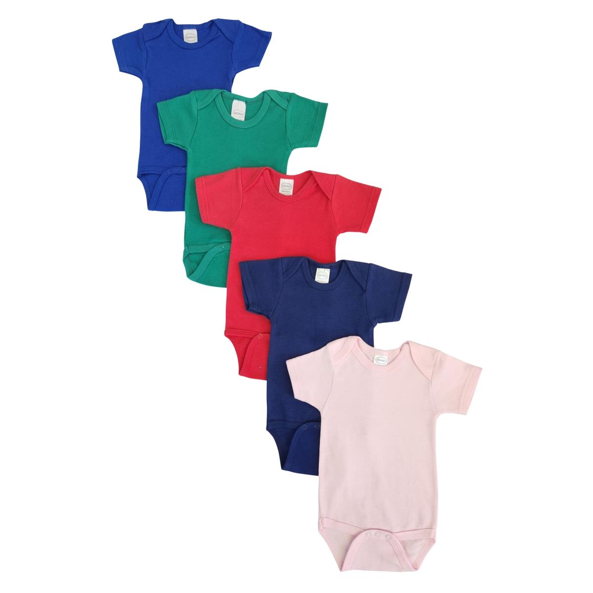 NC-0468M Baby Girl 5 Piece Onezies Bodysuit, Multi Color - Medium