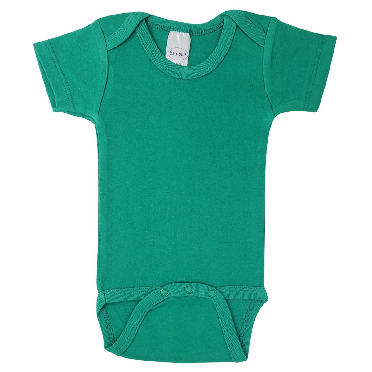 NC-0470M Unisex Baby Onezies Bodysuit, Green - Medium