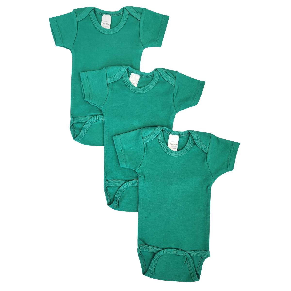 NC-0476M Unisex Baby 3 Piece Onezies Bodysuit, Green - Medium