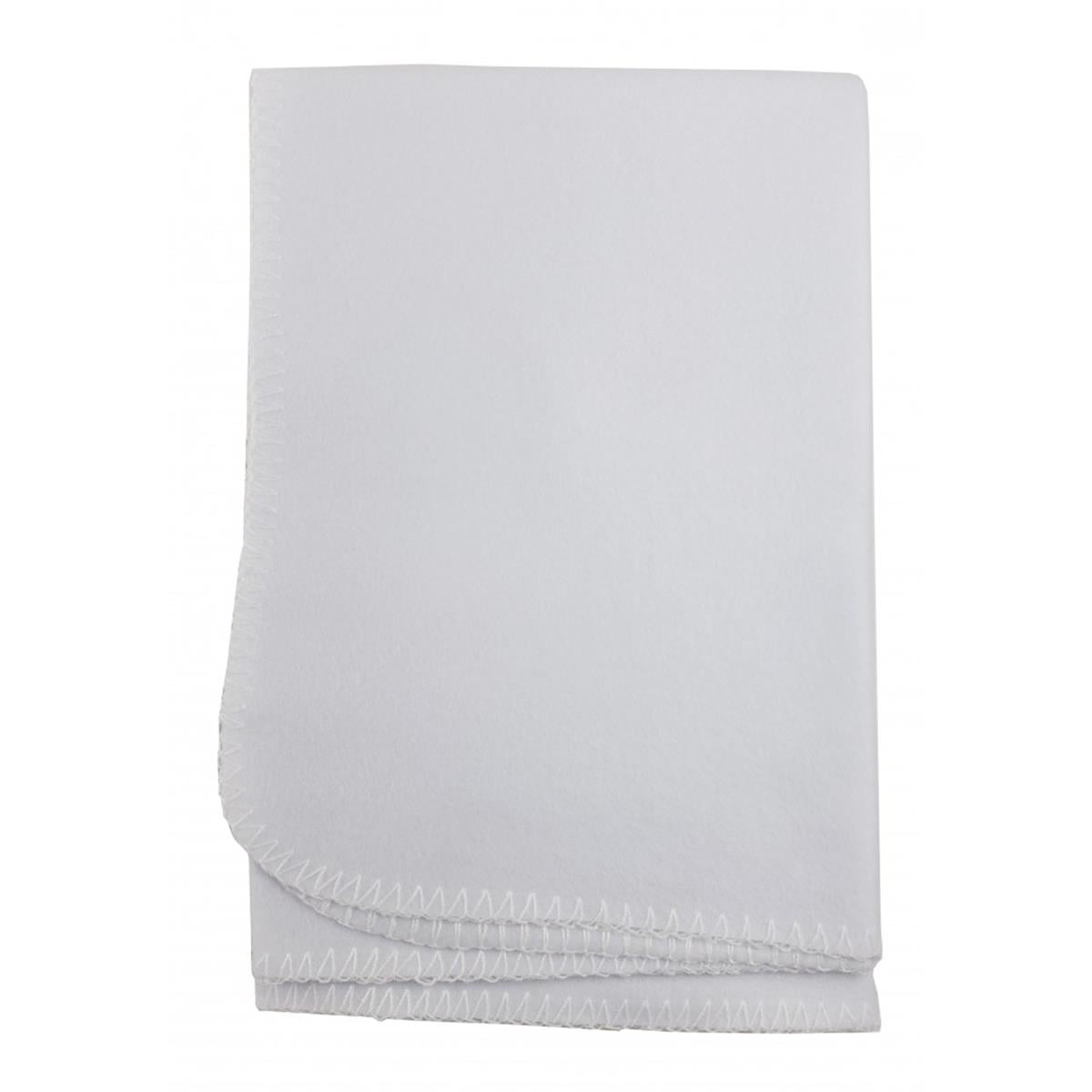 3600W 30 x 40 in. Polarfleece Blanket, White