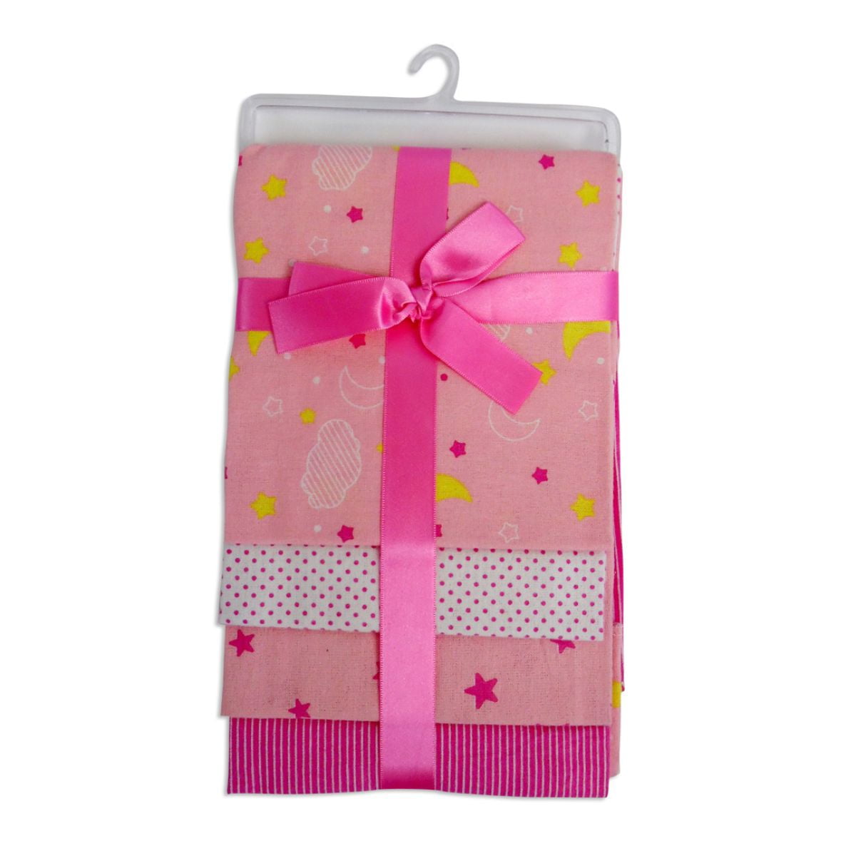 Picture of Bambini 3211P Receiving Blanket&#44; Pink - Pack of 4