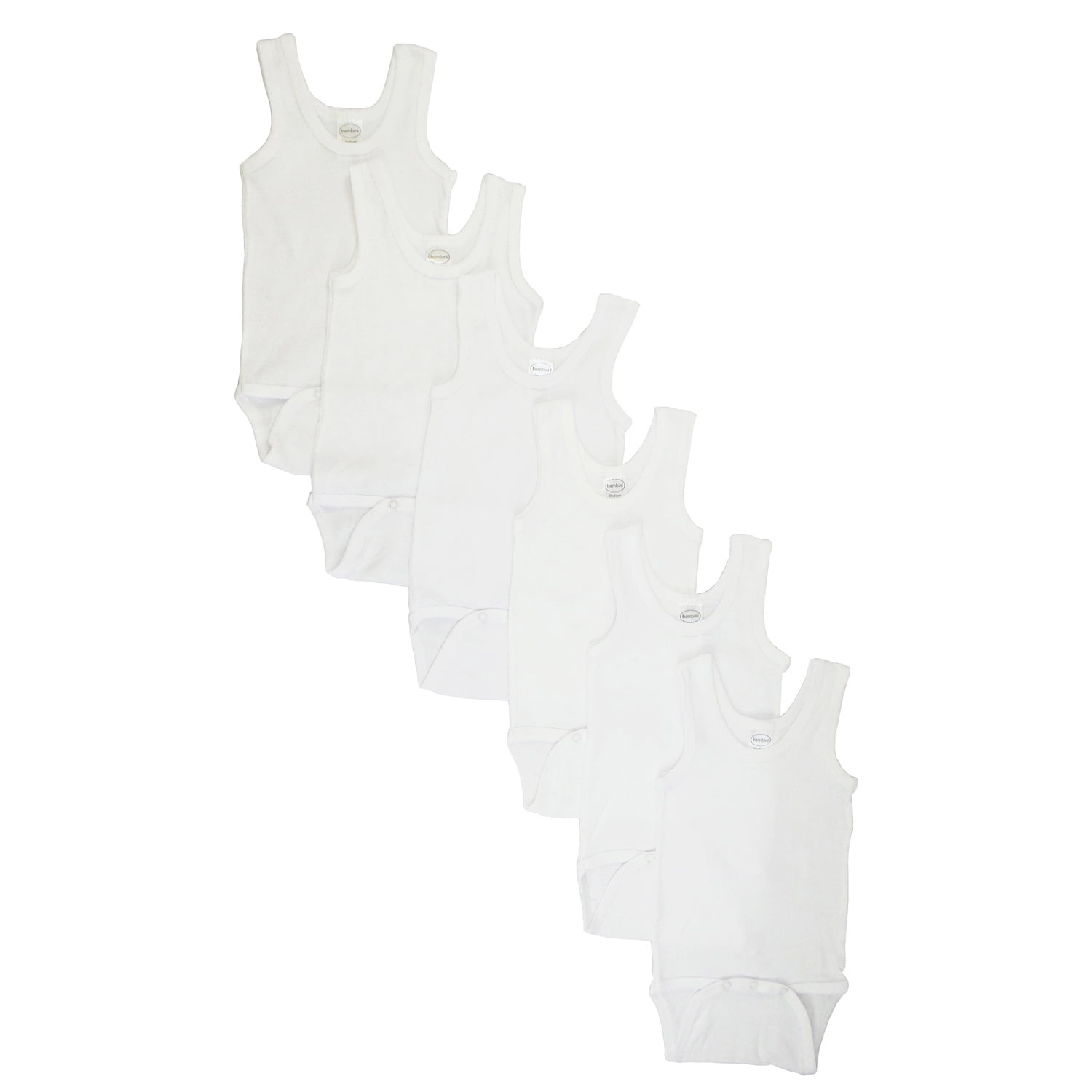 CS-106NB-106NB Tank Top, White - Newborn