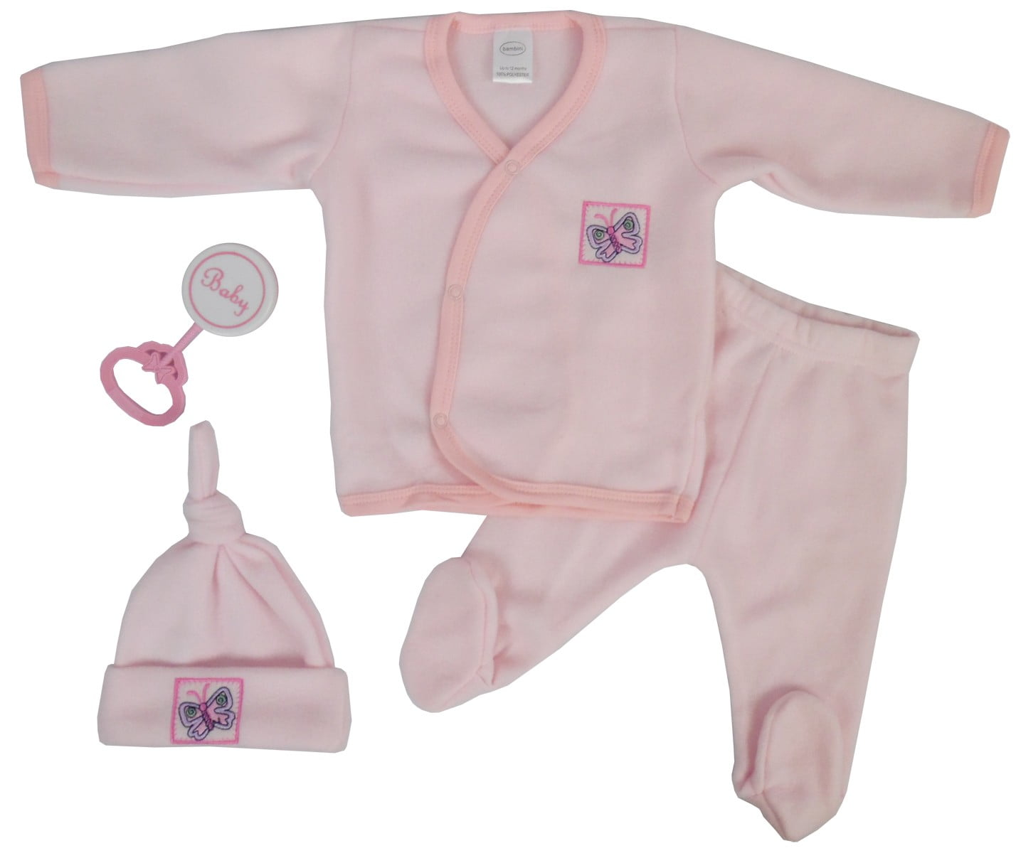 CS-510P-open Fleece Set, Pink - Fleece
