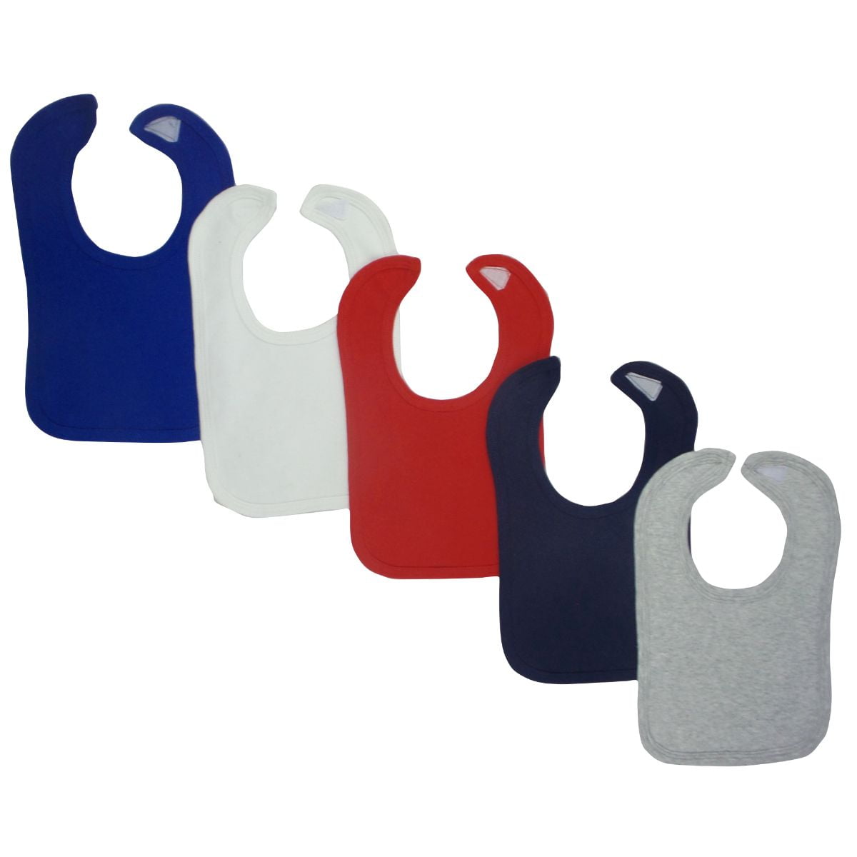 LS-0205 12.75 x 7.5 in. Baby Bibs - Gray,