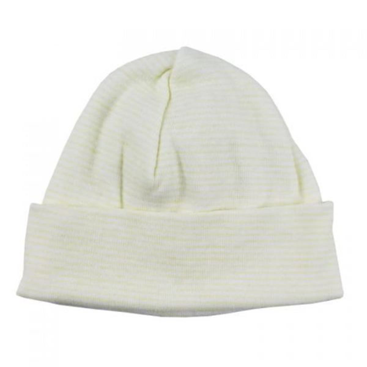 Picture of Bambini 031.STRIPED Stripped Baby Cap&#44; Yellow - One Size