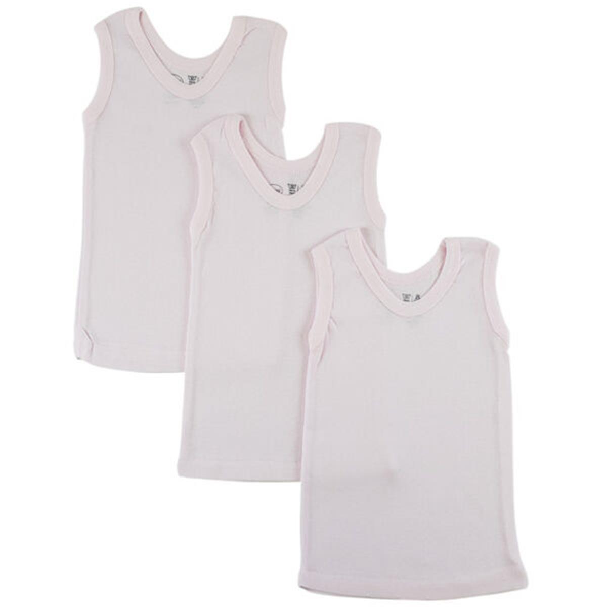 Picture of Bambini 03463L Tank Top Shirts&#44; White - Large - 3 per Pack