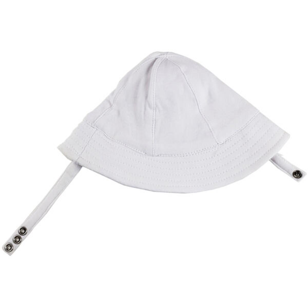 Picture of Bambini 1140WHITE0-6M Sun Hat&#44; White - 0-6M