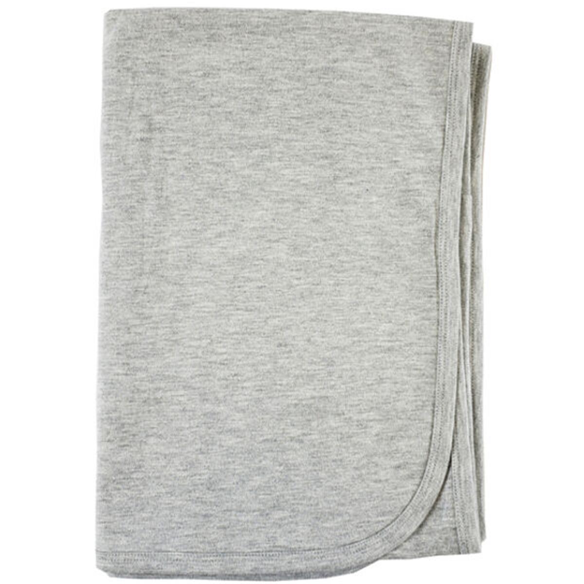 Picture of Bambini 3200G 30 x 40 in. Cotton Receiving Blanket&#44; Heather Grey