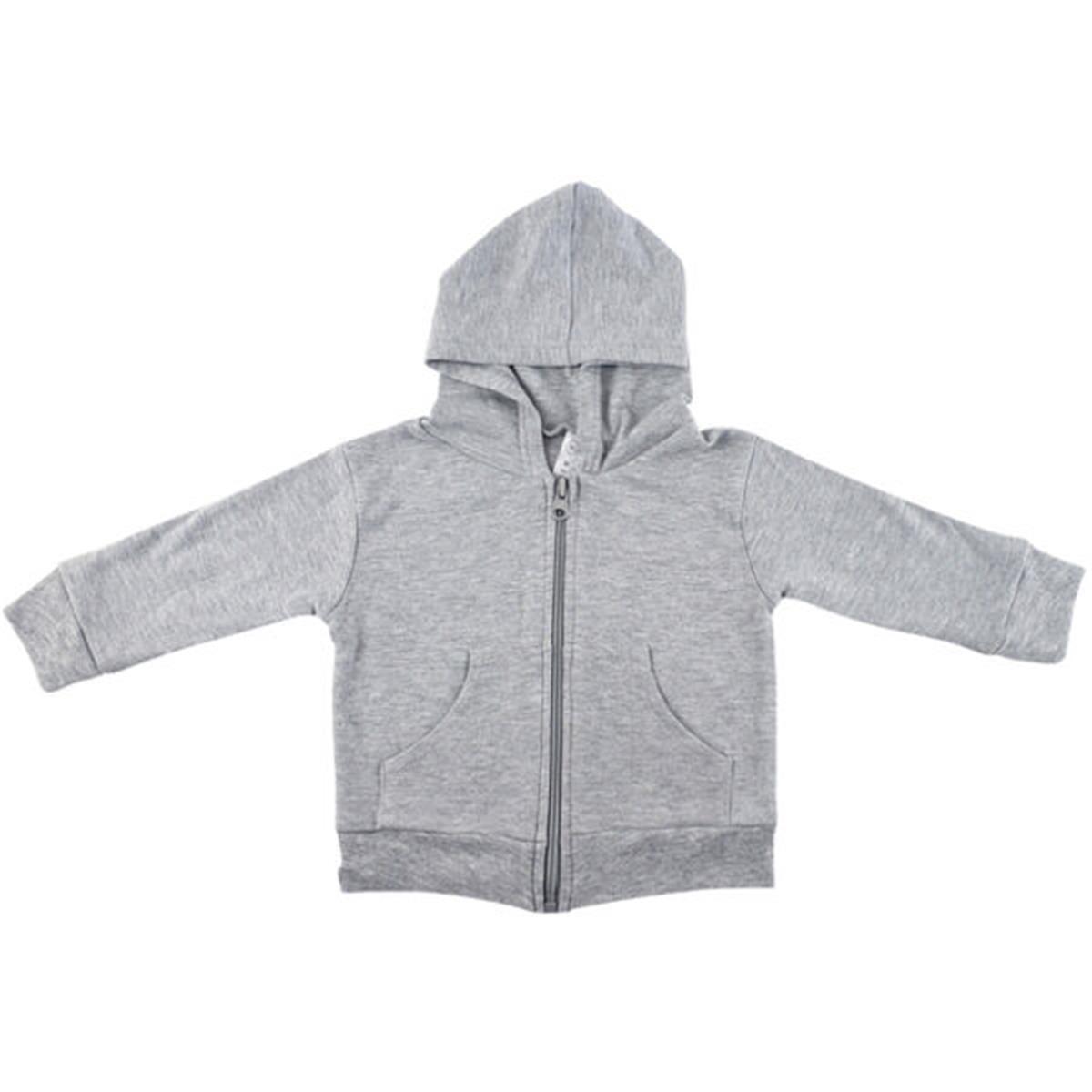 417GL Hooded Sweat Shirt, Heather Grey - Large