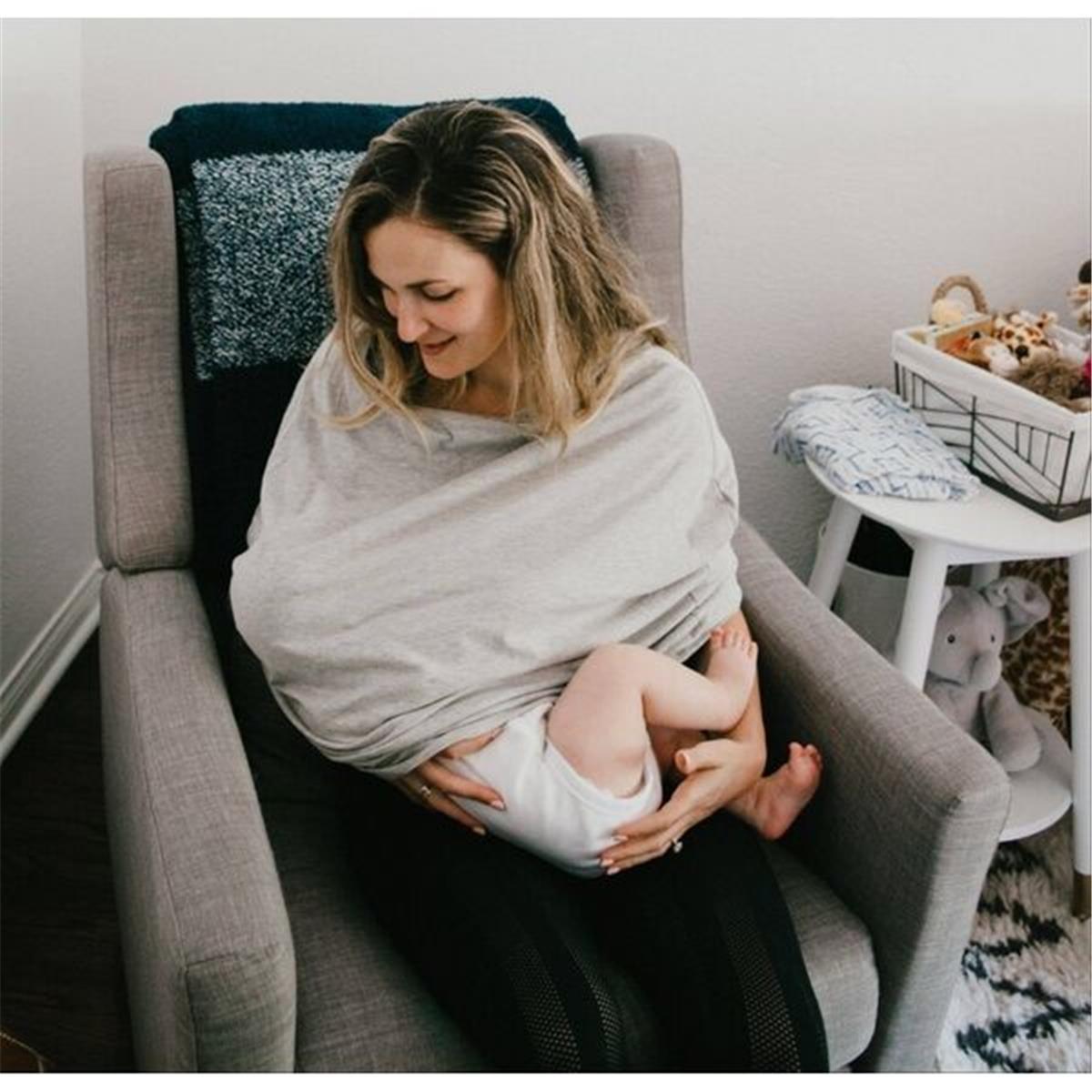 Picture of Bambini 444NC Nursing Breastfeeding Cover&#44; Grey - Newborn
