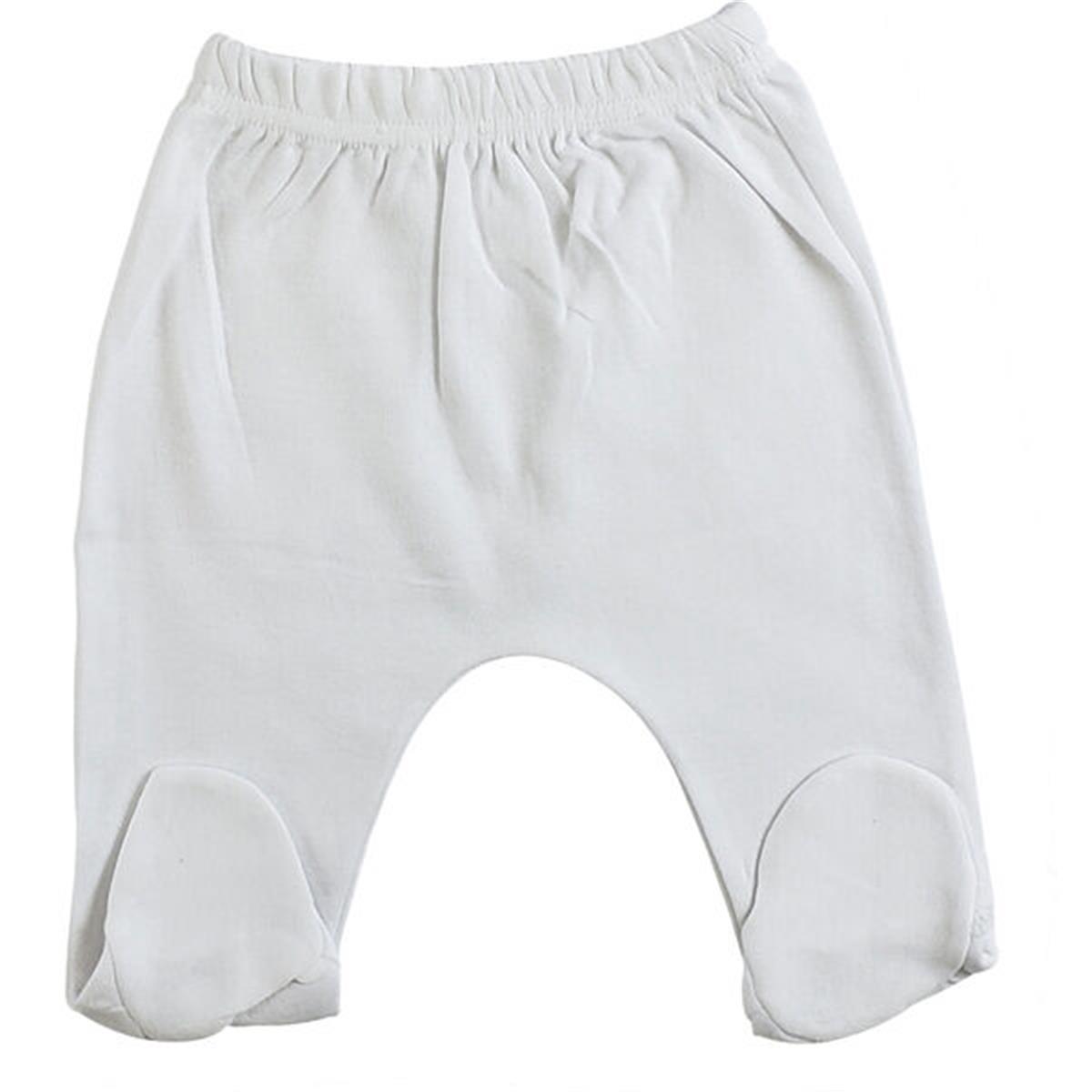 Picture of Bambini CS-0536S Closed Toe Pants&#44; White - Small - Pack of 2