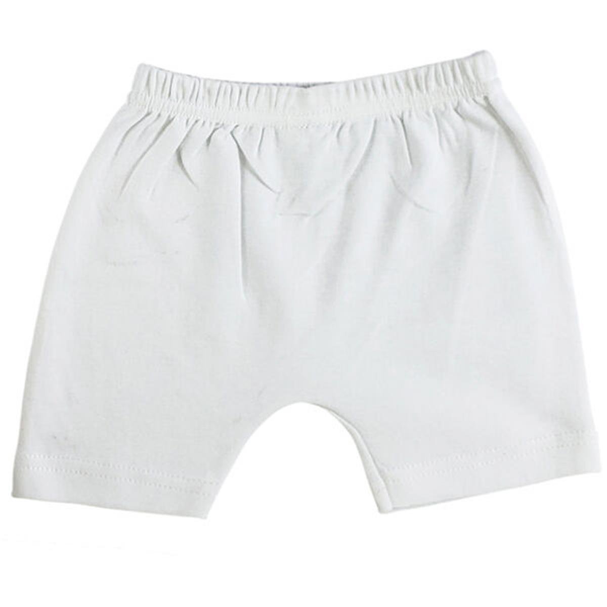 CS-0538M Infant Shorts, White - Medium