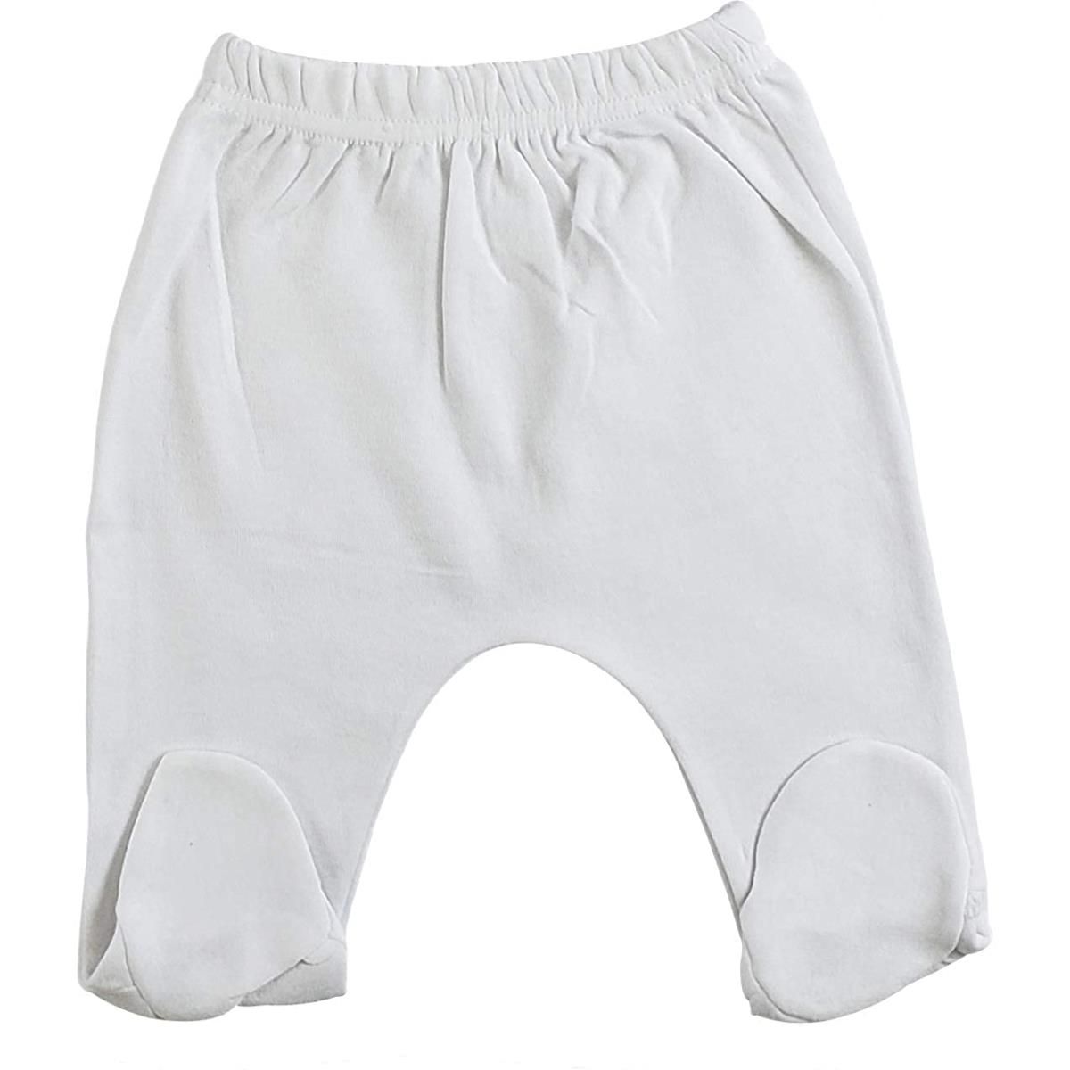 Picture of Bambini CS-0536L Closed Toe Pants&#44; White - Large - Pack of 2