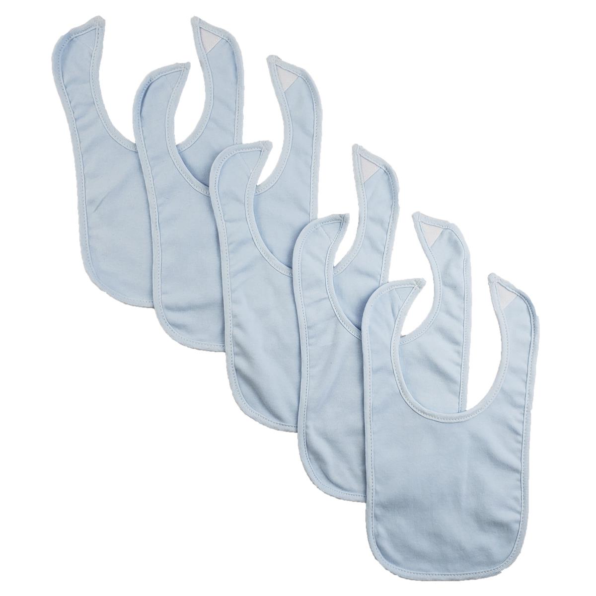 Picture of Bambini CS-0127 12.25 x 7.5 in. Baby Bibs&#44; Blue - One Size - 10 per Pack
