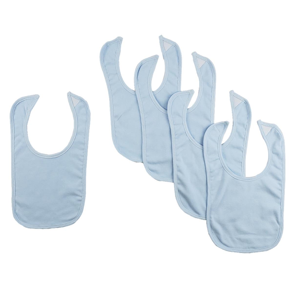 Picture of Bambini CS-0128 12.25 x 7.5 in. Baby Bibs&#44; Blue - One Size - 10 per Pack