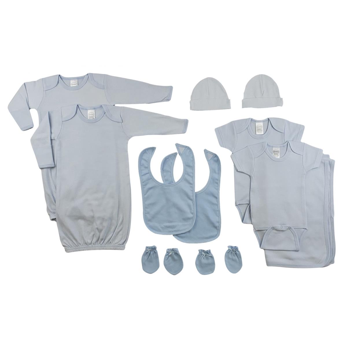 CS-0186 Boys Layette Set, Blue & White - Newborn