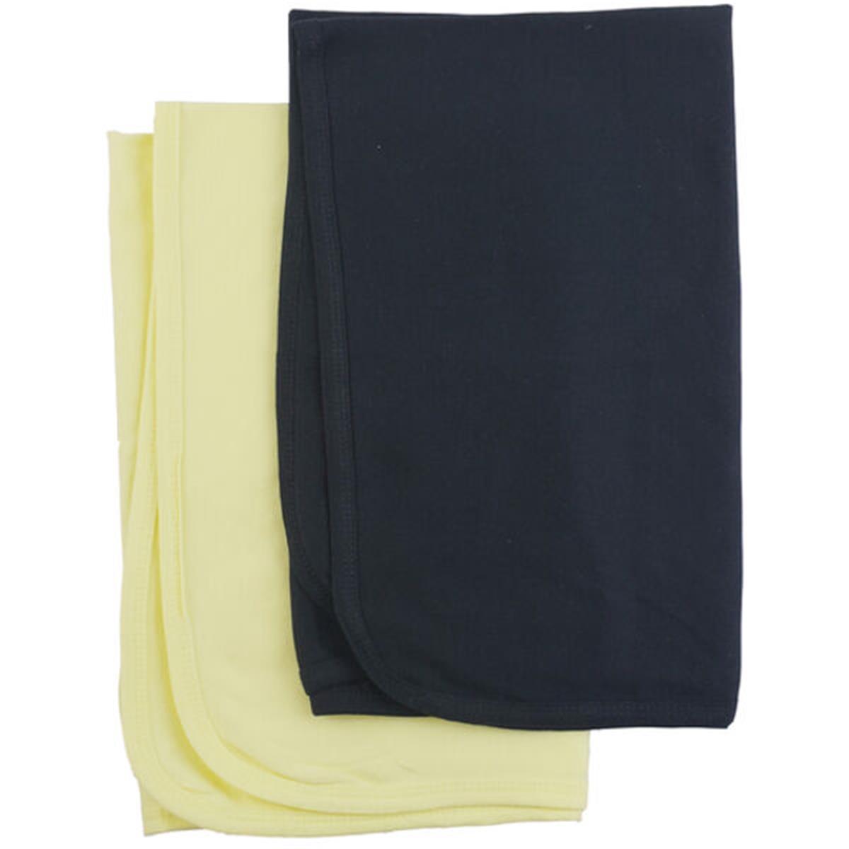 Picture of Bambini CS-0195 30 x 40 in. Receiving Blankets&#44; Black & Yellow - 2 per Pack