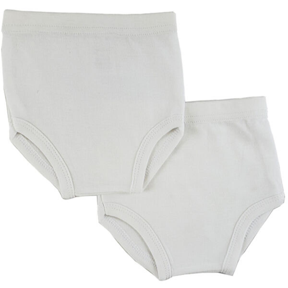Picture of Bambini CS-0234M Training Pants&#44; White - Medium - Pack of 2