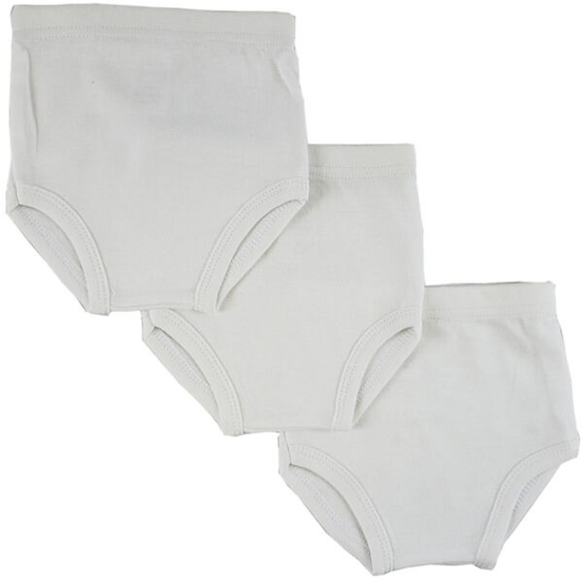 Picture of Bambini CS-0235S Training Pants&#44; White - Small - Pack of 3