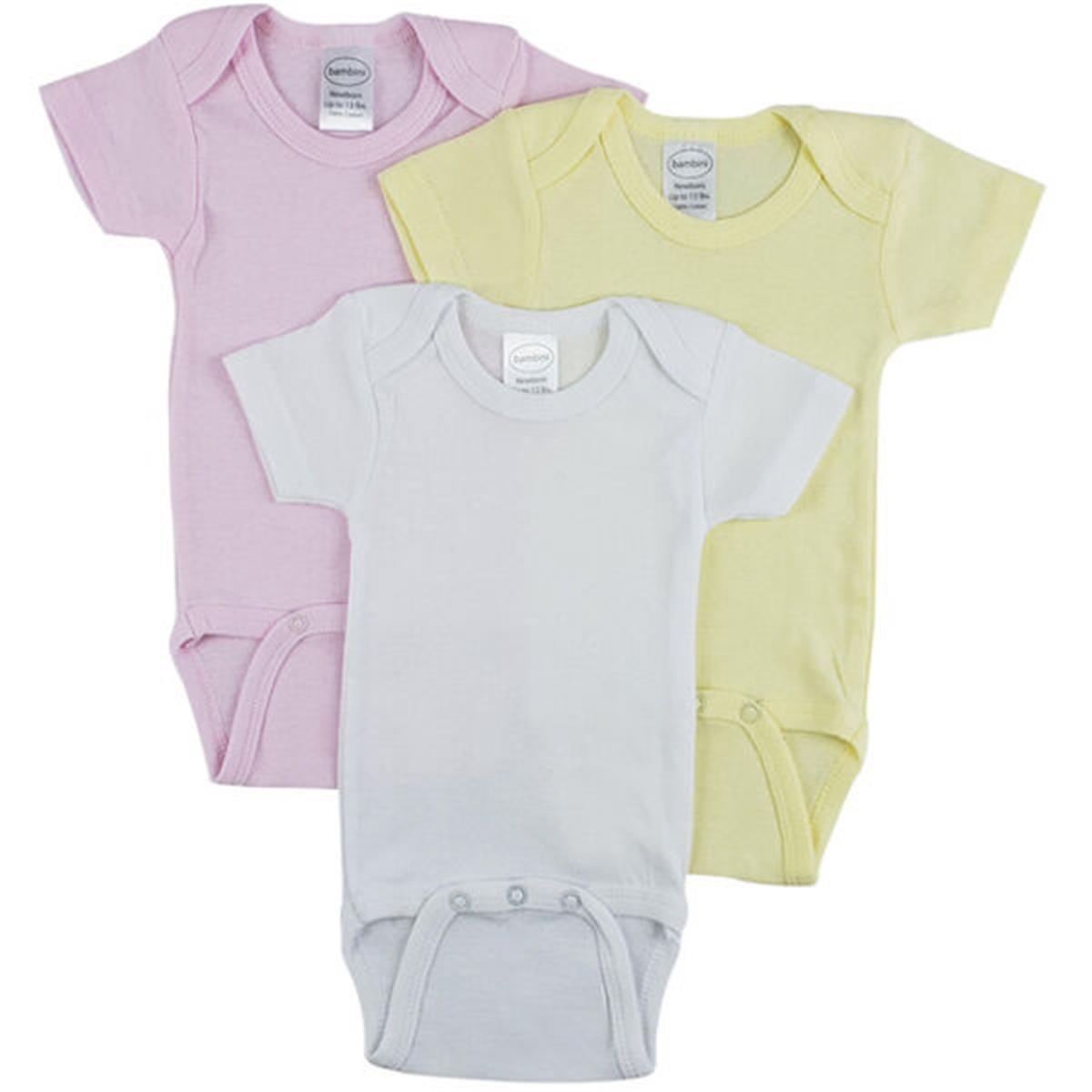 CS-0239M Short Sleeve One Piece, White - Medium