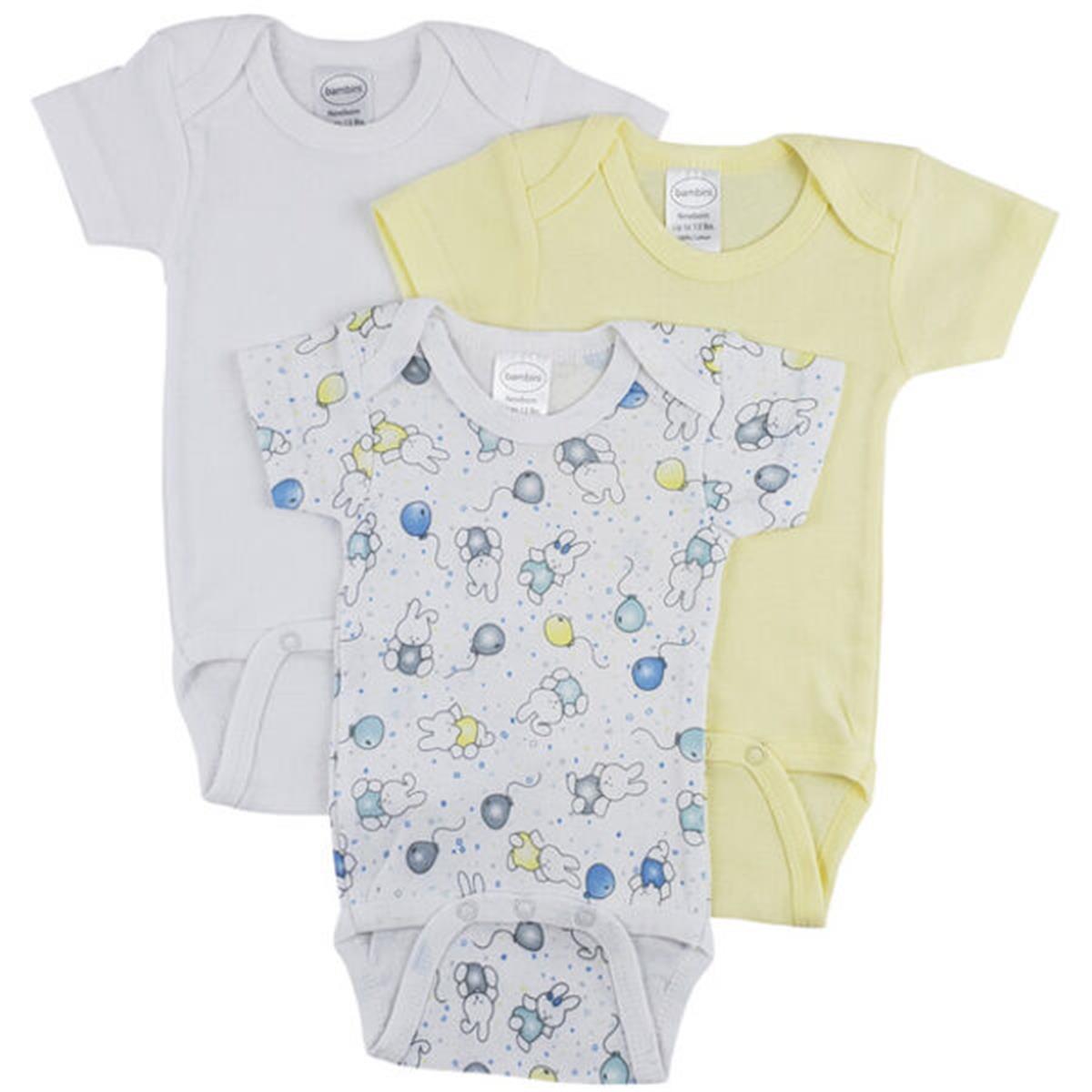 CS-0245M Short Sleeve One Piece, White - Medium