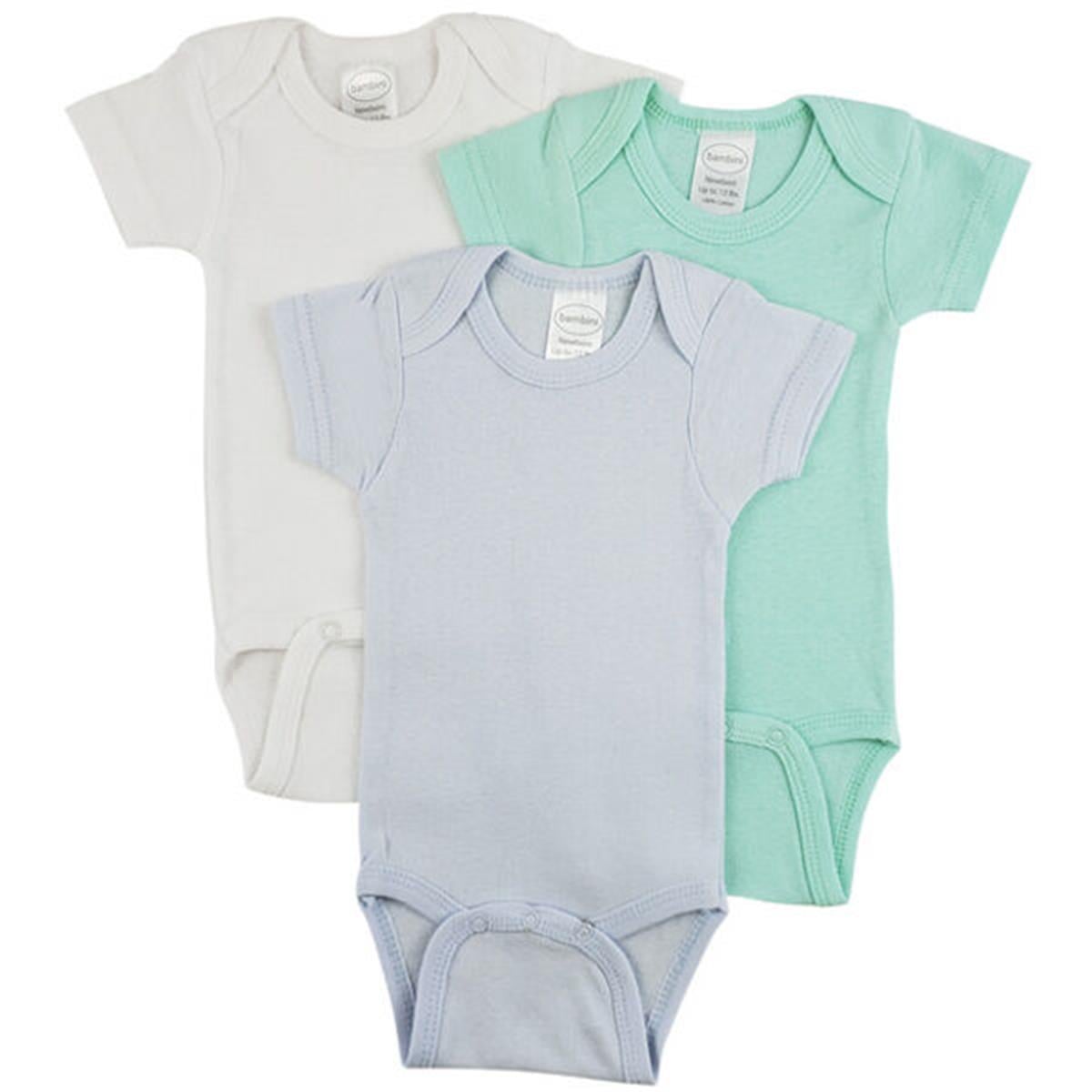 CS-0251L Short Sleeve One Piece, White - Large