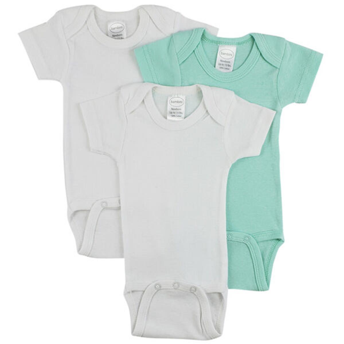 CS-0252M Short Sleeve One Piece, White - Medium
