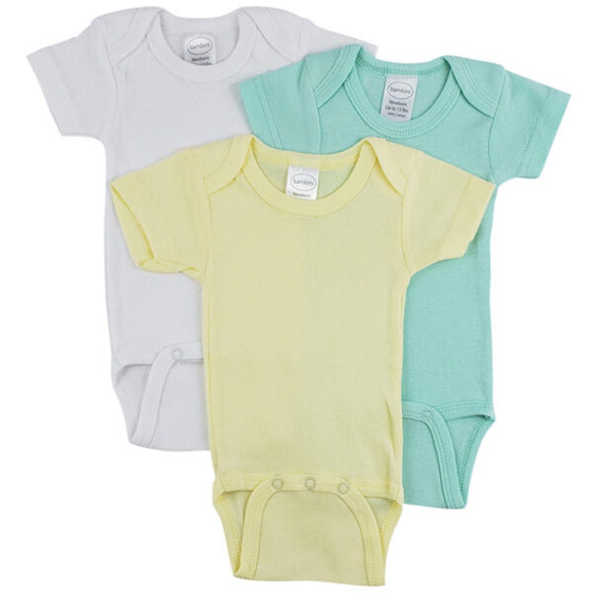 CS-0253L Short Sleeve One Piece, White - Large