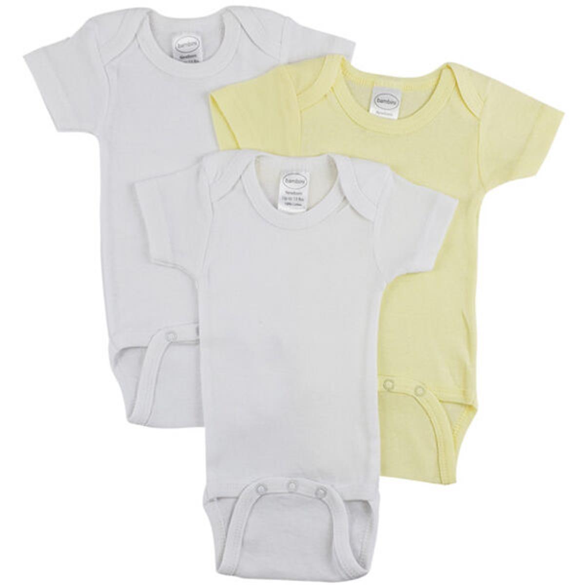 CS-0262M Short Sleeve One Piece, White - Medium