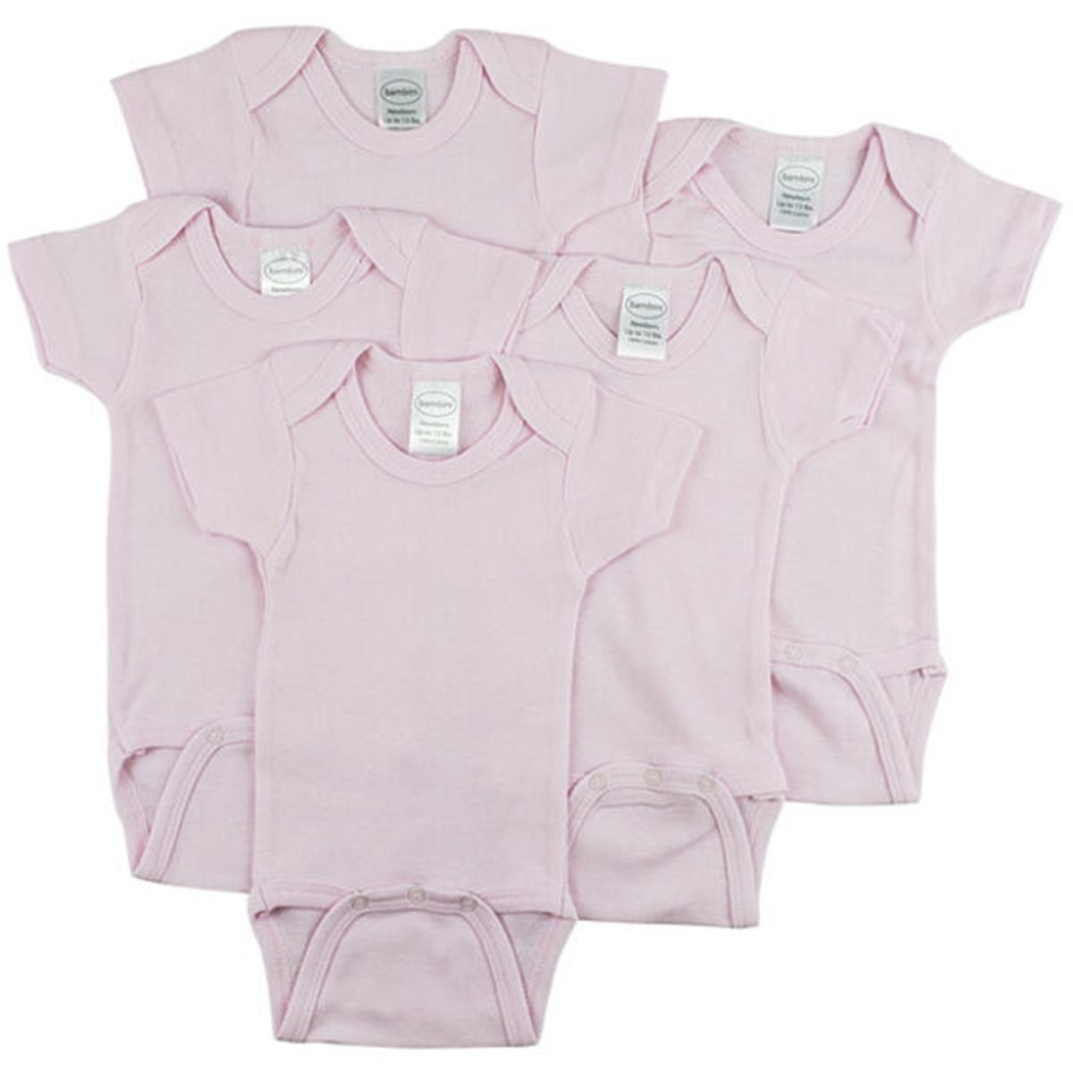 CS-0264M Short Sleeve One Piece, Pink - Medium