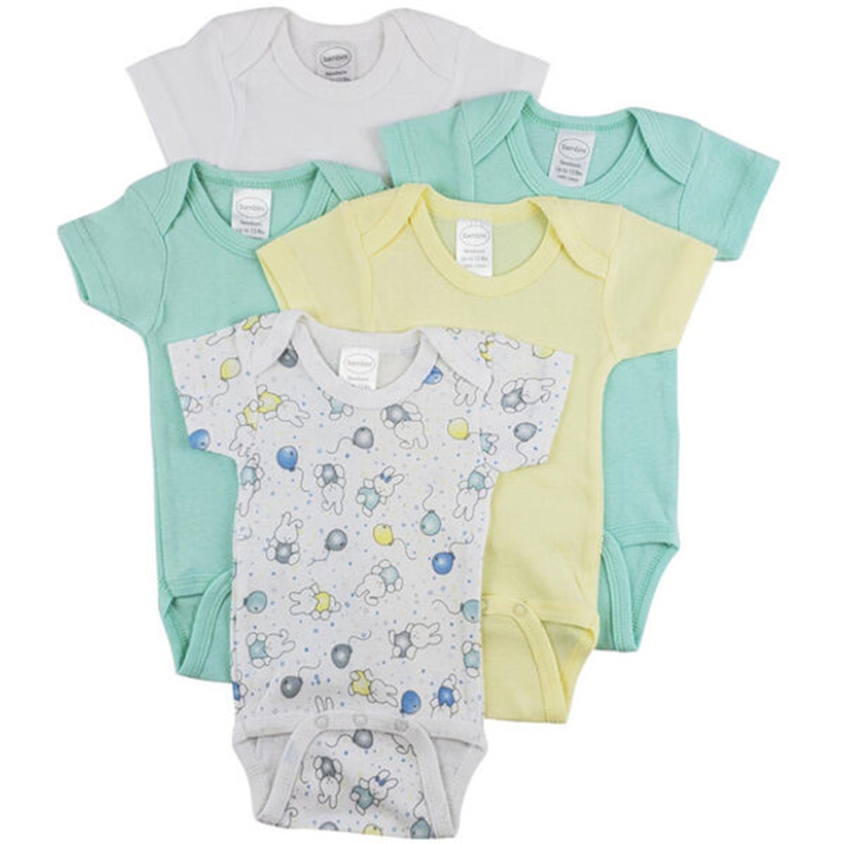 CS-0265M Short Sleeve One Piece, White - Medium